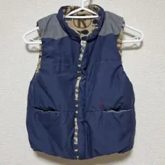 RAG MART ラグマートベスト 紺色120 リバーシブル