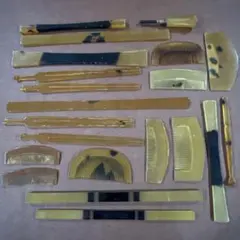 鼈甲調　櫛　簪　素材　和装　小物