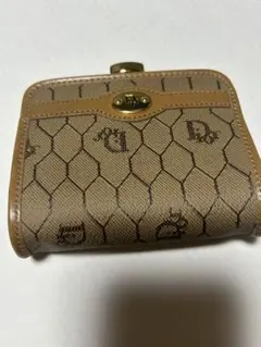【美品】Christian Dior コインケース ハニカム　 金具　ロゴ
