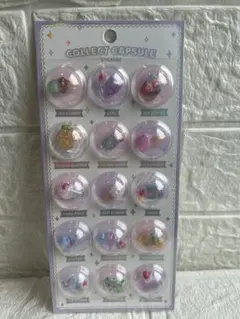 カプセルシール　立体　うるちゅる　ボンボンドロップシール　3D 話題　新作