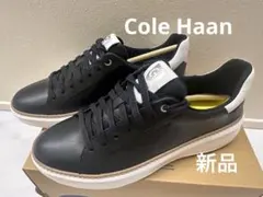 《Cole Haan》新品 未使レザーブラック スニーカー