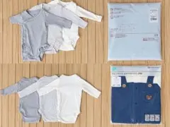 H&M ベビー肌着 ロンパース 3枚＋ドレスオール１枚　セット