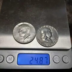 C404 1962年 ハーフダラー銀貨プルーフ フランクリン アメリカ - メルカリ