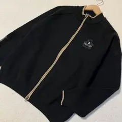 マンシングウェアゴルフジップアップニットセーター　［日本製］☆美品☆