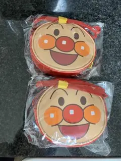 アンパンマン　エナメルフェイスポシェット　2点セット