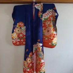 9/20までセール 大正ロマン 子供 七五三 着物 羽織 紫 菊 梅 鞠 - メルカリ