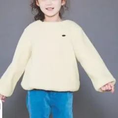 branshes クリーム色 フリース トレーナー