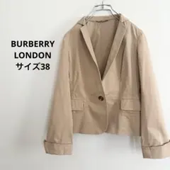 BURBERRY LONDON ジャケット パイピング ベージュ 38