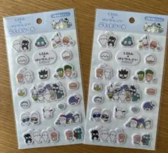 ぷくっとシール　はぴだんぶい　しろたん　サンリオ　2枚