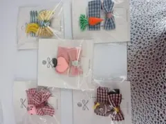 ヘアピン　ヘアクリップ　キッズ　こども　 儿童发夹髪飾り 5セット