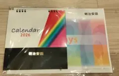 明治安田生命 2026年 卓上カレンダー 壁掛けカレンダー　セット