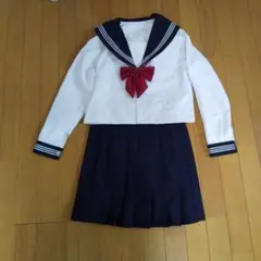 セーラー服上下 白と紺　サイズM