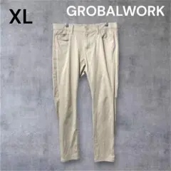 GLOBALWORK ベージュ XL チノパン シンプル カジュアル ストレートのサムネイル