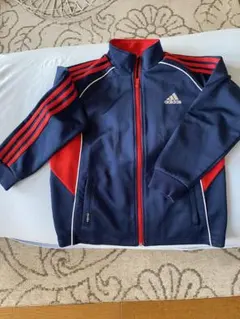 adidas ジャージ 140サイズ ネイビー/レッド