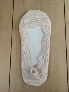 レースフットカバー ベージュ