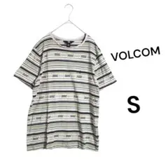 ボルコム ☆ ミックスカラー ボーダー 半袖 Tシャツ S カジュアルのサムネイル