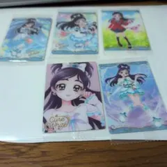 5 6 7 12弾キュアホワイト　5枚　未開封　プリキュア　ウエハース　カード