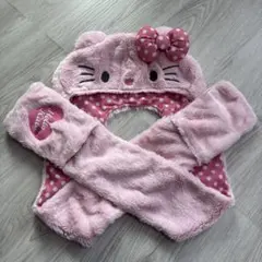 ハローキティ ファンキャップマフラー USJ