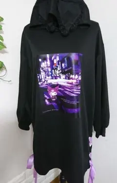 クロミ 編み上げ 耳付き ワンピース 大きいサイズ