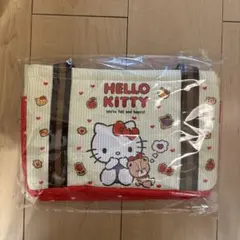 ハローキティ コーデュロイ 保温保冷巾着トートバッグ