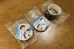 ハイキュー！　くら寿司缶バッチ＆マスキングテープ