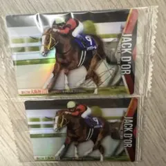 サラブレッドホースコレクション　ウエハース　カード　ジャックドールセット