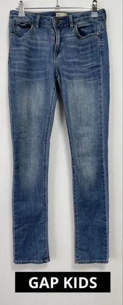 GAPKIDS ストレッチデニム 160 細身 スキニー ローライズ風