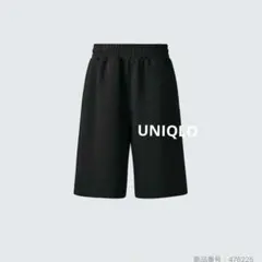 UNIQLO C スウェット　ワイドショーツ　XL ブラック