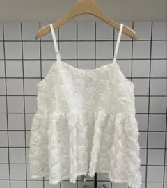 みんみん様専用 デコラキャミ ノースリーブ 38 デコラチュールブラウス