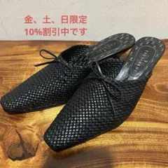 TRUSSARDI サンダル　ブラック 22.5cmのサムネイル