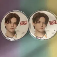 treasure ヨシ 缶バッジ HELLO AGAIN ペンミ