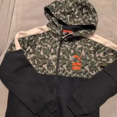 PUMA 迷彩柄 フルジップパーカー