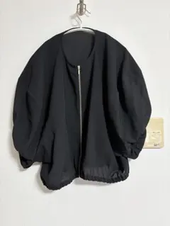 any SiS オンワード樫山 ボリューム袖 ブルゾン ブラック F
