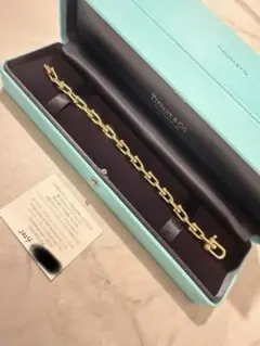 T&CoハードウェアリンクブレスレットS 18金PGティファニー18kpgk18 