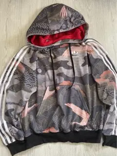【激レア】adidas トラックジャケット Rita Ora バラ ジャージ S adidas コラボ RITAORA セットアップ ジャージ ジャケット