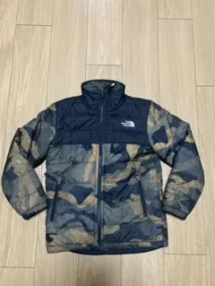 The NorthFace リバーシブル迷彩ジャケット フリース ノースフェイス