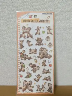 【新品未使用】ディズニー チップとデール フラッフィーシール