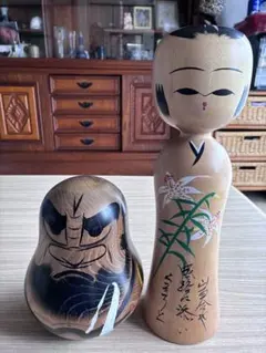 創作こけし 2体セット 稲穂模様 銘入り 創作こけし 2体セット 稲穂模様 銘入り - メルカリ