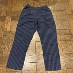 女児ガールズ　ストライプパンツ　サイズ160