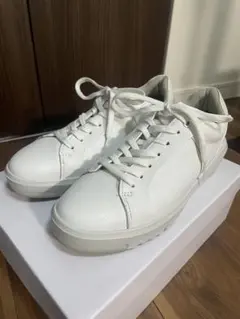 fitfit fitforme 23.5cmレザースニーカーホワイト