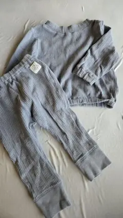 4月まで❗ セットアップ スウェット トレーナー 上下セットパンツ ブルー 90