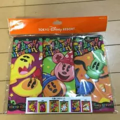 値下げ！Disney RESORT  2015ハロウィン柄巾着３枚セット