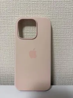 Apple純正　iPhone15pro用シリコンケース ピンク
