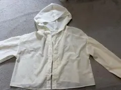 【2点以上から500円引き！！】 ホワイト フード付きシャツ