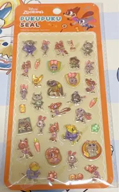 SALE!!新品【ディズニー/ズートピア】キャラクターぷくぷくシール