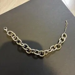 シルバー ブレスレット　チェーンブレスレット　アクセサリー　銀色
