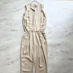 【美品】ENFORD エンフォルド　ノースリーブ　タック　オールインワン　Mのサムネイル