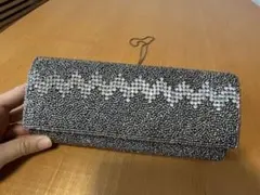 【クラッチバッグ】ビーズ装飾