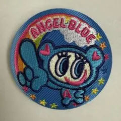 【新品】ナルミヤキャラクターズ 刺繍缶バッジ ビスケット　エンジェルブルー