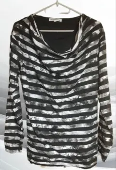 semanticdesign ストライプ長袖カットソー